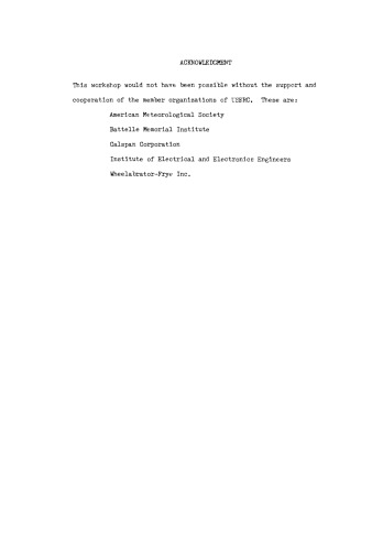 Urban Alternatives. Proceedings of the USERC Environment, Resources and Urban Development Workshop