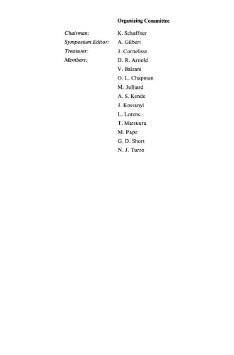Photochemistry–6. Plenary Lectures Presented at the Sixth International Symposium on Photochemistry, Aix-En-Provence, France, 19–23 July, 1976