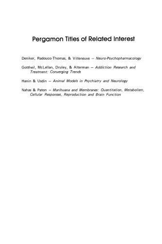 The Psychopharmacology of Hallucinogens