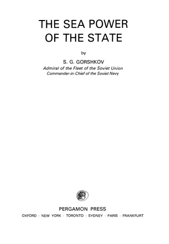The Sea Power of the State