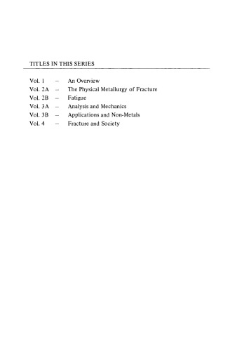 The Physical Metallurgy of Fracture. Fourth International Conference on Fracture, June 1977, University of Waterloo, Canada