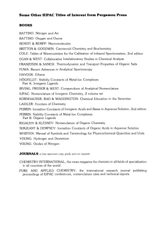Recommended Methods for Purification of Solvents and Tests for Impurities. International Union of Pure and Applied Chemistry