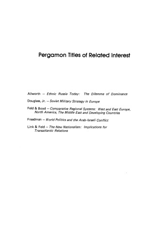 Atlantic Community in Crisis. A Redefinition of the Transatlantic Relationship