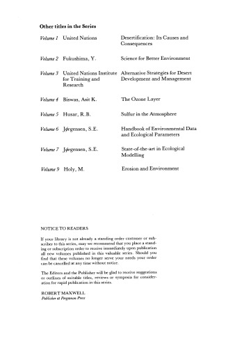 Renewable Resources in our Future. Environmental Sciences and Applications