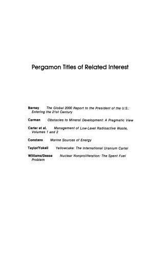 Proliferation, Plutonium and Policy. Institutional and Technological Impediments to Nuclear Weapons Propagation