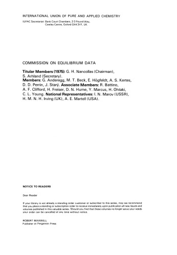Critical Evaluation of Equilibrium Constants Involving 8-hydroxyquinoline and its Metal Chelates. Critical Evaluation of Equilibrium Constants in Solution: Part B: Equilibrium Constants of Liquid–Liquid Distribution Systems