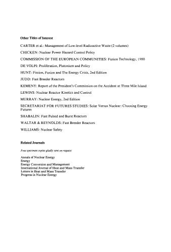 Thermal Design of Nuclear Reactors