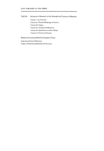 Mechanisms of Deformation and Fracture. Proceedings of the Interdisciplinary Conference Held at the University of Luleå, Luleå, Sweden, September 20–22, 1978