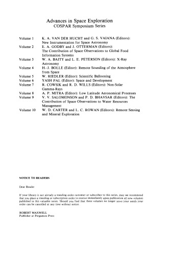 Space and Development. Proceedings of the Vikram Sarabhai Symposium on Space and Development of the Twenty-second Plenary Meeting of COSPAR, Bangalore, India, 29 May to 9 June 1979
