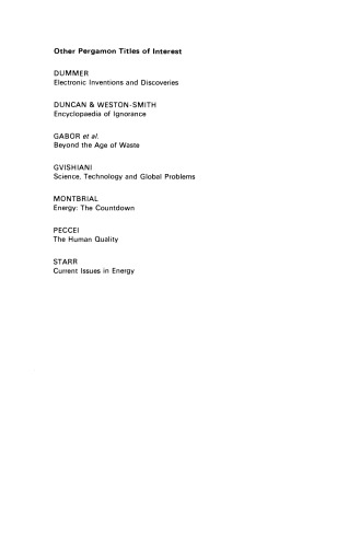 Science, Technology and the Future. Soviet Scientists' Analysis of the Problems of and Prospects for the Development of Science and Technology and Their Role in Society