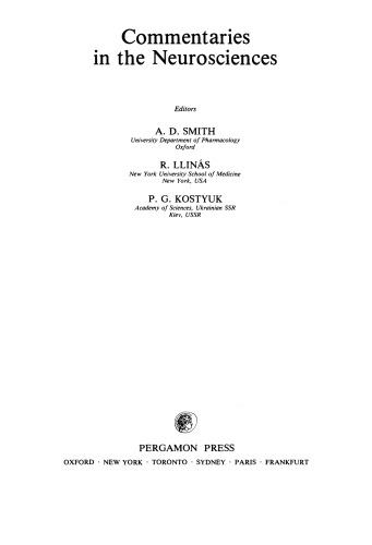 Commentaries in the Neurosciences