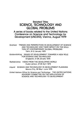 Science, Technology and Society. Needs, Challenges and Limitations