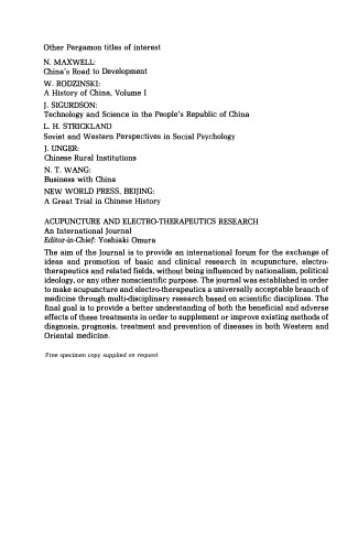 Psychology in Contemporary China