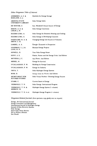 Solar Energy in the 80s. Proceedings of the Conference on Solar Energy Held in London, 14–15 January 1980