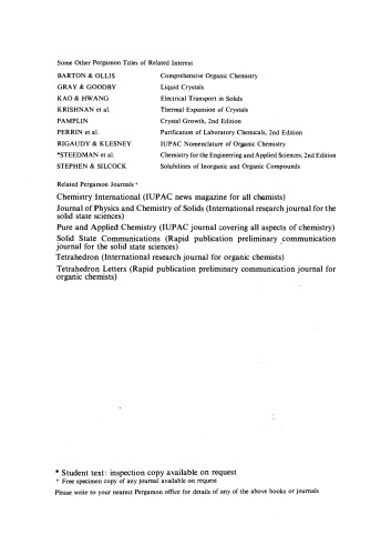 Advances in Liquid Crystal Research and Applications. Proceedings of the Third Liquid Crystal Conference of the Socialist Countries, Budapest, 27–31 August 1979