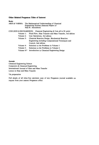Insights Into Chemical Engineering. Selected Papers of P.V. Danckwerts