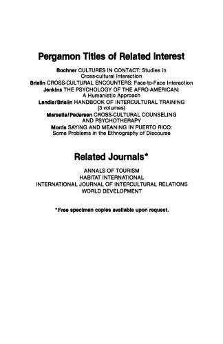 Psychology of the Americas. Mestizo Perspectives on Personality and Mental Health