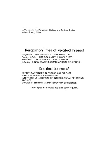 Biopolitics and International Values. Investigating Liberal Norms