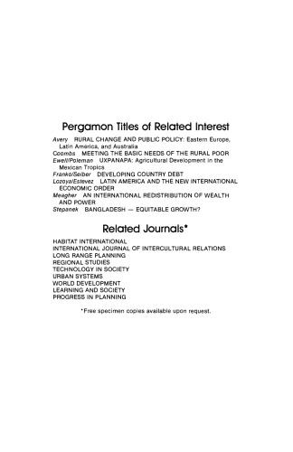 Economic Policy Reform in Mexico. A Case Study for Developing Countries