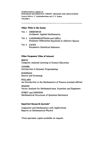 Computer-Oriented Mathematical Physics