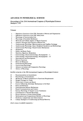 Respiration. Proceedings of the 28th International Congress of Physiological Sciences, Budapest, 1980