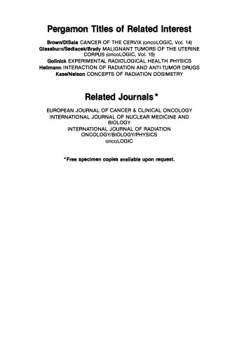 Treatment Planning and Dose Calculation in Radiation Oncology
