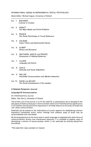 Advances in the Psychology of Religion