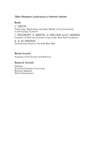 Famine in Africa. Proceedings of the Conference of a Working Group on Famine in Africa, Held at Kinshasa, Zaire, in January 1980