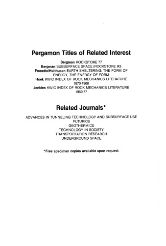 The Potential of Earth-Sheltered and Underground Space. Today's Resource for Tomorrow's Space and Energy Viability