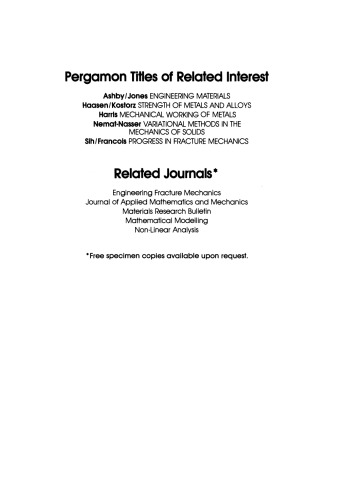Mechanics of Composite Materials. Recent Advances