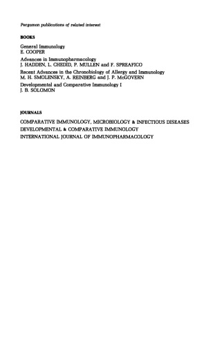 Advances in Immunopharmacology. Proceedings of the Second International Conference on Immunopharmacology, July 1982, Washington, USA