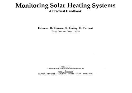 Monitoring Solar Heating Systems. A Practical Handbook