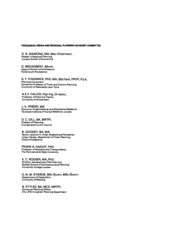 The Limits of Power. The Politics of Local Planning Policy