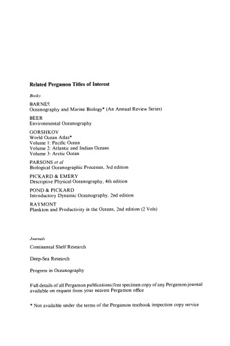 A Manual of Chemical & Biological Methods for Seawater Analysis