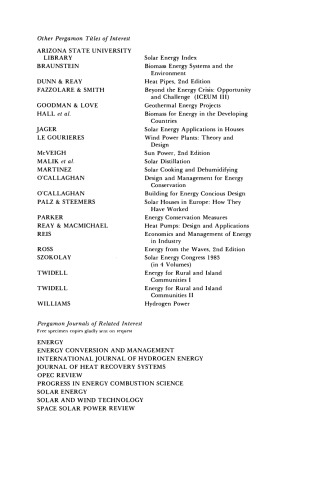 Energy for Rural and Island Communities. Proceedings of the Third International Conference Held at Inverness, Scotland, September 1983