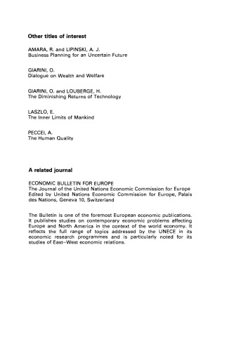 Cycles, Value & Employment. Responses To The Economic Crisis