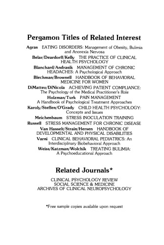 Multimethod Assessment of Chronic Pain. Psychology Practitioner Guidebooks