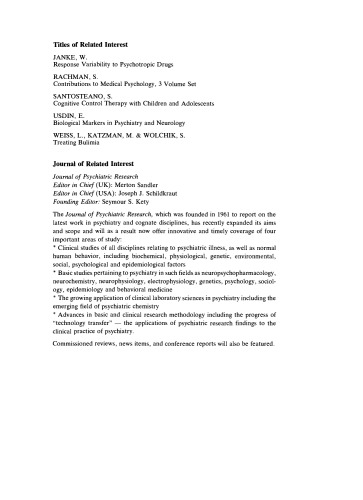 Anorexia Nervosa and Bulimic Disorders. Current Perspectives