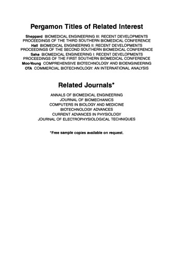 Biomedical Engineering IV. Recent Developments: Proceedings of the Fourth Southern Biomedical Engineering Conference
