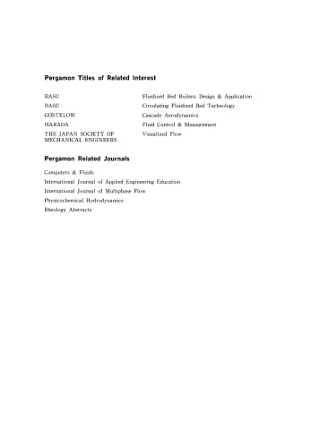 Frontiers of Fluid Mechanics. Proceedings of The Beijing International Conference on Fluid Mechanics, Beijing, People's Republic of China 1–4 July 1987