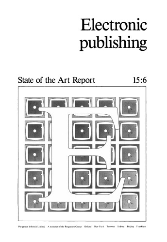 Electronic Publishing. State of The Art Report