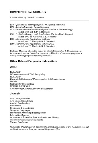 Computer Applications in Resource Estimation. Prediction and Assessment for Metals and Petroleum