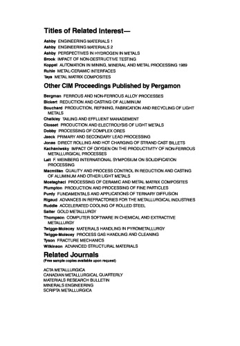 High-Temperature Oxidation and Sulphidation Processes. Proceedings of the International Symposium on High-Temperature Oxidation and Sulphidation Processes, Hamilton, Ontario, Canada, August 26–30, 1990