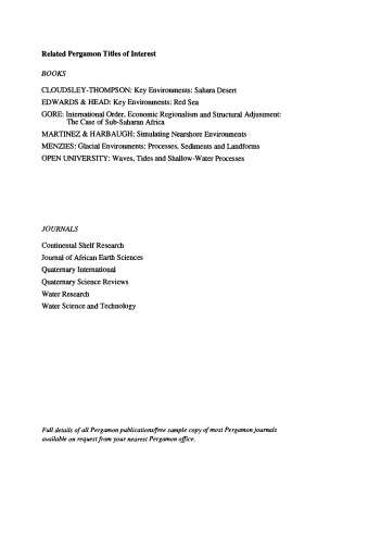 The River Nile. Geology, Hydrology and Utilization