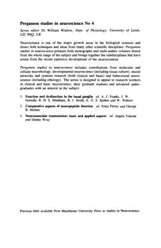 Neurobiology of Motor Programme Selection. New Approaches to the Study of Behavioural Choice