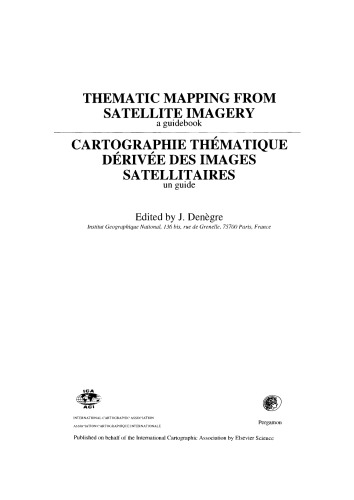 Thematic Mapping from Satellite Imagery: a Guidebook