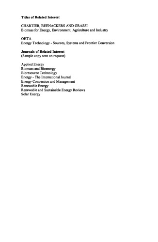 Biomass for Energy and the Environment