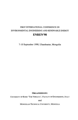 Environmental Engineering and Renewable Energy