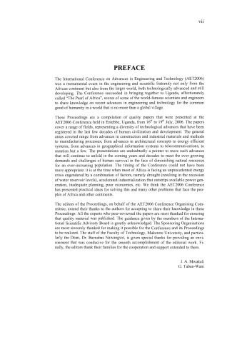 Proceedings from the International Conference on Advances in Engineering and Technology