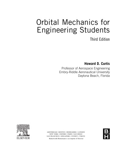 Orbital Mechanics for Engineering Students